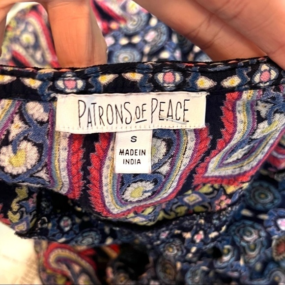⭐️Patrons of Peace, Fabulous Summer Top, Easy Wear and Care, Excellent Quality,S - Picture 4 of 10